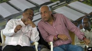Garry Conille parle des sanctions contre Martelly