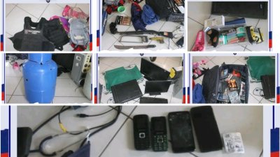 Intervention policière à Saint-Marc : Armes et matériels confisqués par la Police