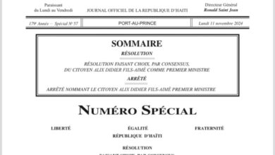 Haïti : Le CPT révoque Garry Conille et nomme Alix Didier Fils-Aimé Premier ministre