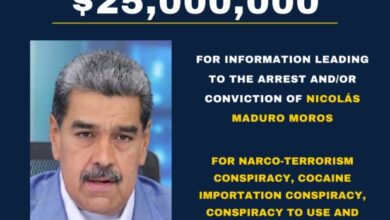 Les États-Unis cherchent à capturer Nicolás Maduro : une prime de 25 millions de dollars sur sa tête