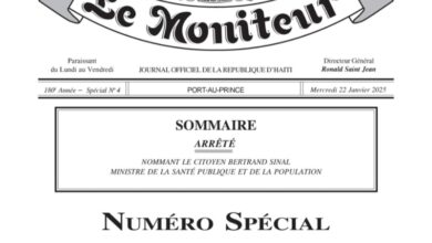 De nouvelles nominations dans l'administration publique