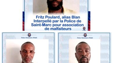 Police : "Anperè" et deux autres présumés membres de gangs arrêtés à Saint-Marc