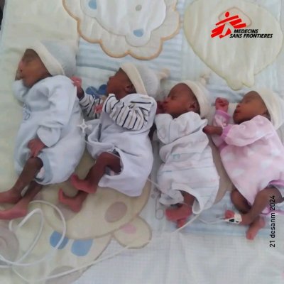 Haïti: Maman pour la première fois, Sandra donne naissance à 4 bébés dans un accouchement plein de surprises