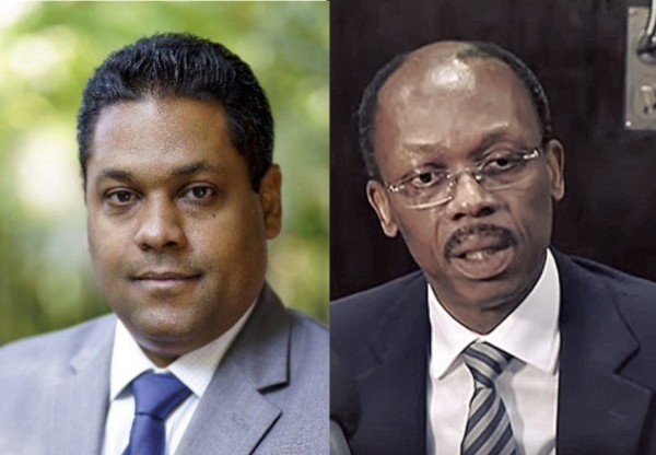 Rencontre entre le coordonnateur du CPT Laurent Saint-Cyr et l'ex-président Jean-Bertrand Aristide